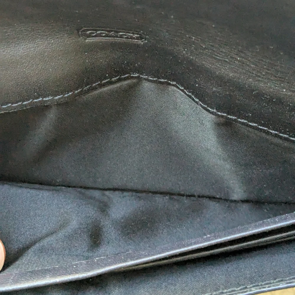 Coach Black Leather Wallet